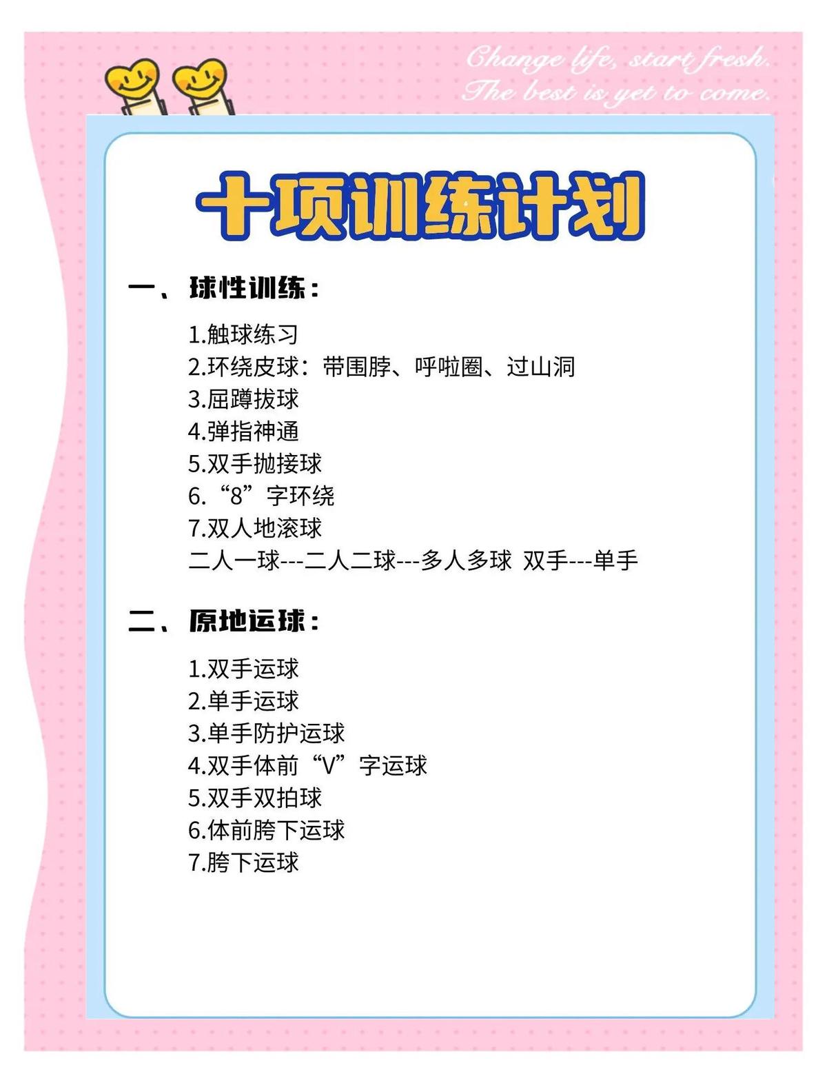 篮球运动的训练方法